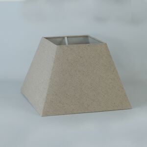 Oatmeal Square Light & Lamp Shade - 10"